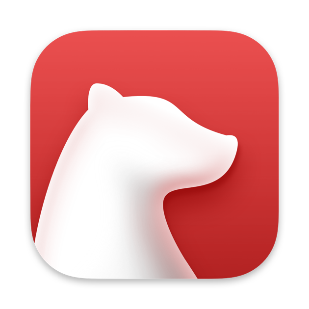Bear プライベートメモ をmac App Storeで