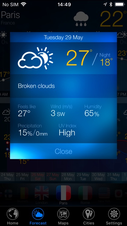 3D Earth - weather widget screenshot-4