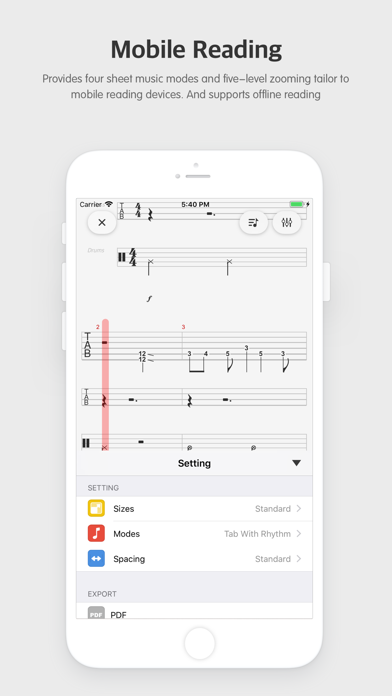 BeckTabs - Sheet Music Player screenshot 3