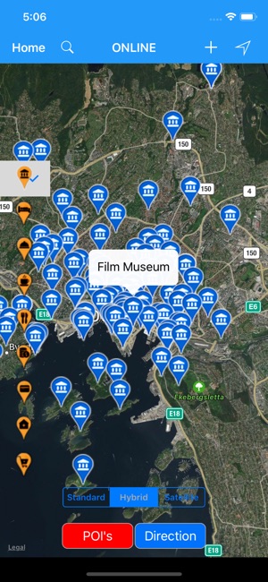 Oslo, Norway – City Travel Map