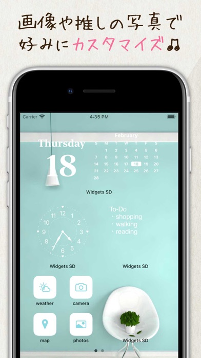 写真ウィジェット 時計カレンダー Widgets Sd Iphoneアプリランキング