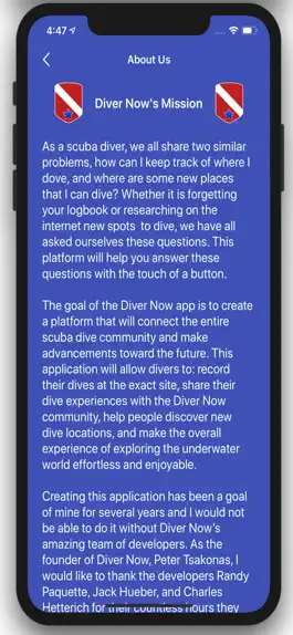 Game screenshot Diver Now App hack