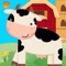 Moooo your way into some fun with the Farm Animal Games Barnyard App