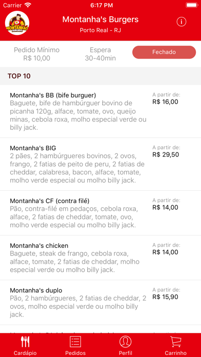 Montanha's Burgers screenshot 2