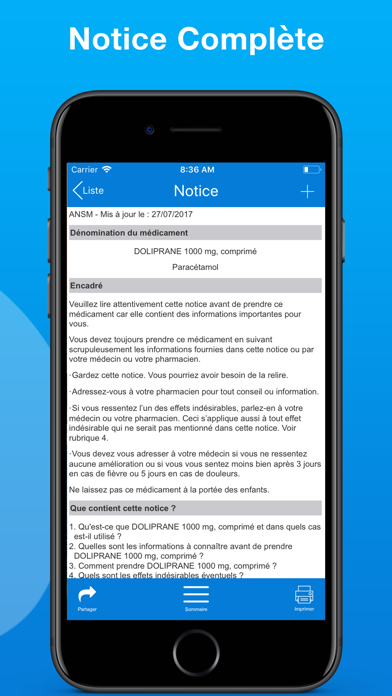 Médicaments - Notices screenshot 3