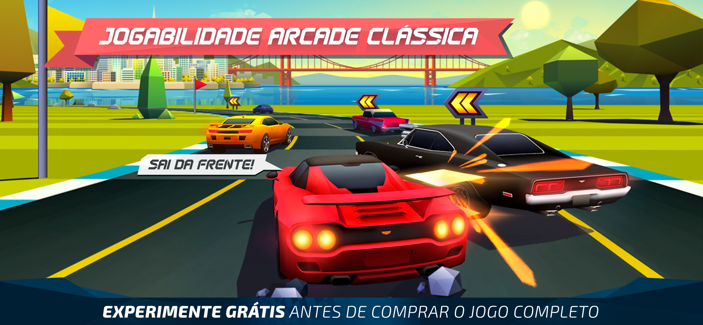 Screenshot do app Horizon Chase - World Tour