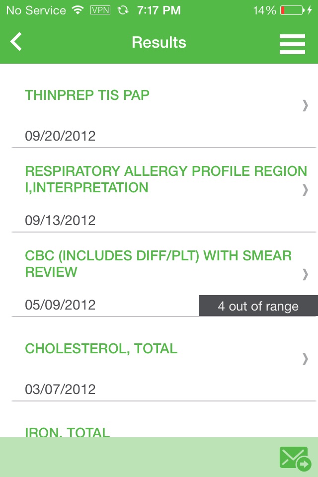 MyQuest for Patients screenshot 4