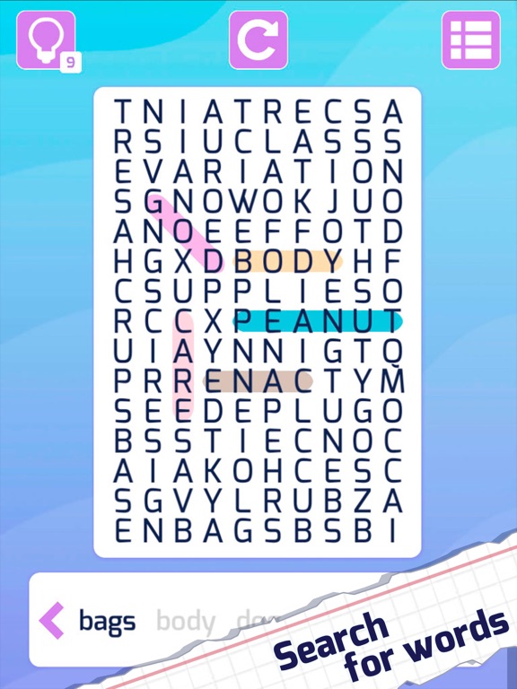Screenshot #4 pour Tricky Word Line Search