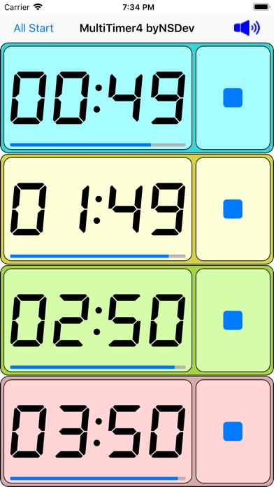 MultiTimer4 byNSDev screenshot 3