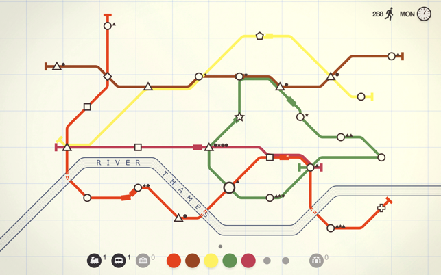 ‎Mini Metro+ Screenshot