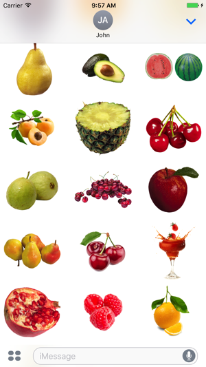 Fruits Stickers for iMessage(圖5)-速報App