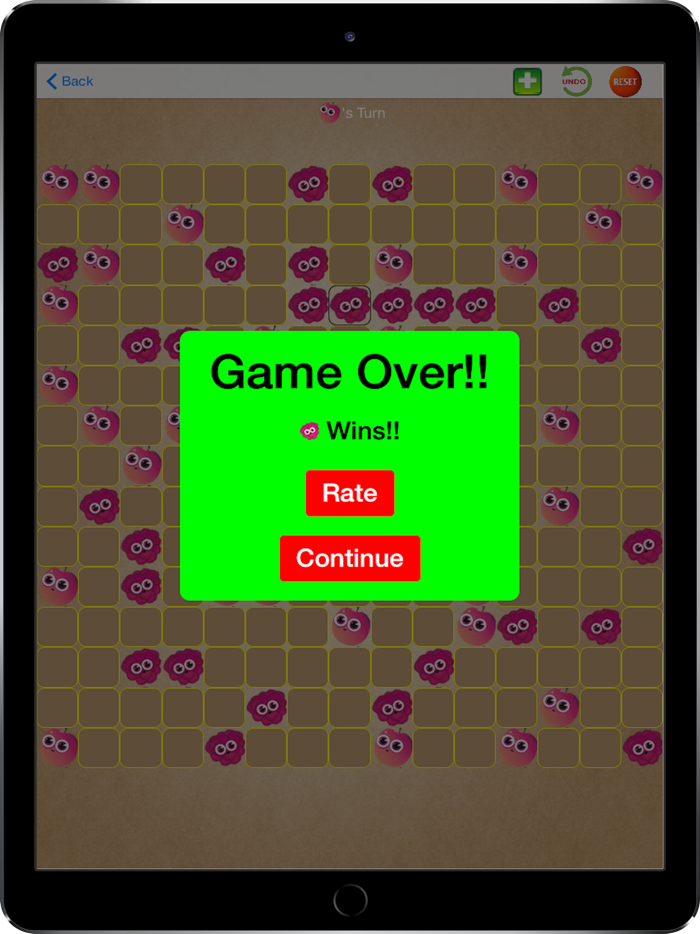 A row of 5 Unbroken pieces