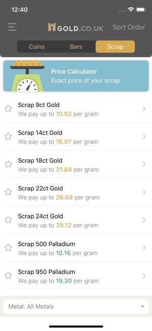 Live Gold Price Co Uk On The Screenshots