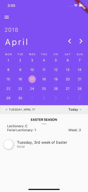 Roman Liturgical Calendar