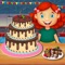 Bake yummiest birthday chocolate cakes in factory & serve it to customer with time management skills in this best cake making game