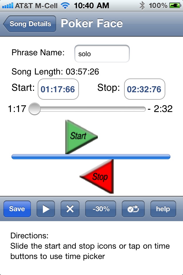 Slow Down Music Trainer screenshot 3
