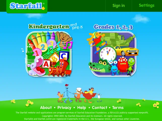 Captura 1 Starfall.com iphone
