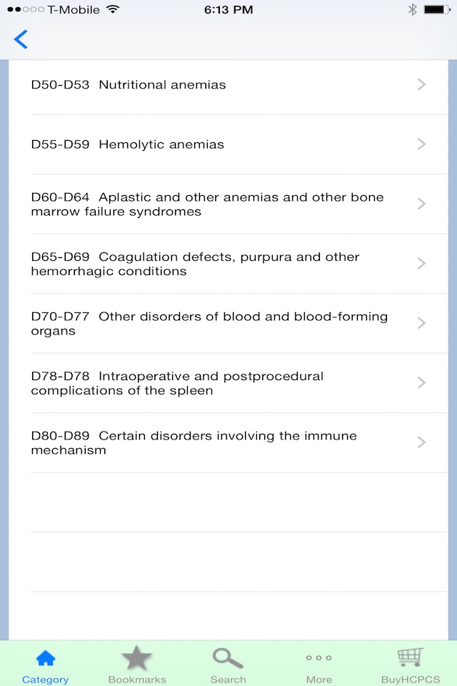 ICD10-Codes screenshot 3