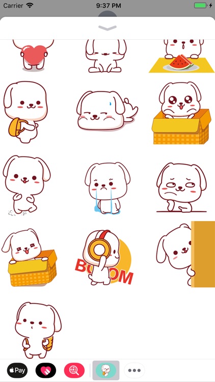 Labrador Dog Animated Stickers