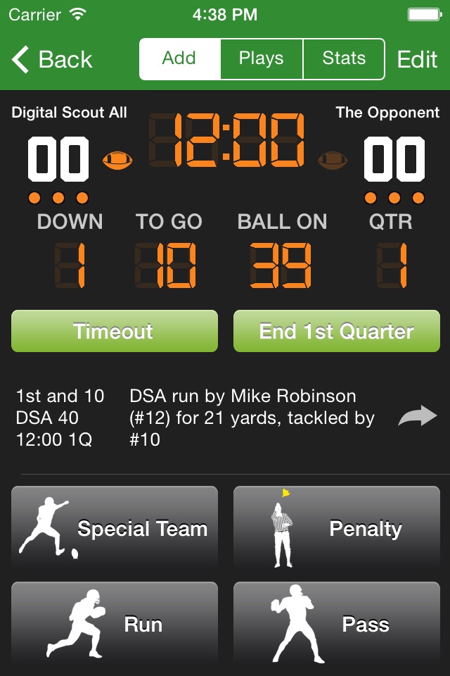 DS Football Statware screenshot 3
