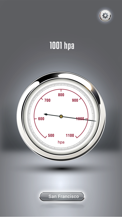 気圧計・気圧のモニター screenshot1