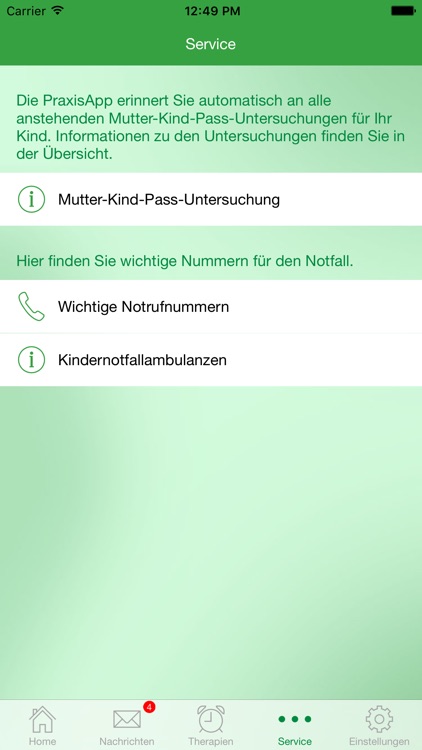 PraxisApp Mein Pädiater screenshot-4