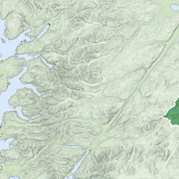 Ben Nevis, West Scotland Map