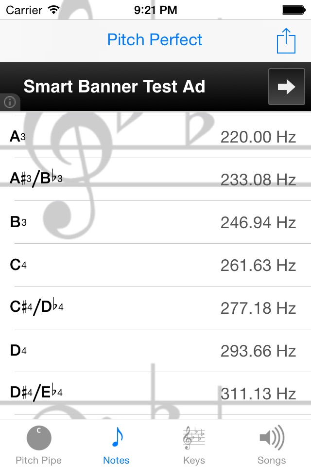 Pitch Perfect (Pitch Pipe) screenshot 2