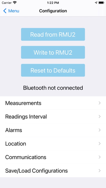 RMU2 Config