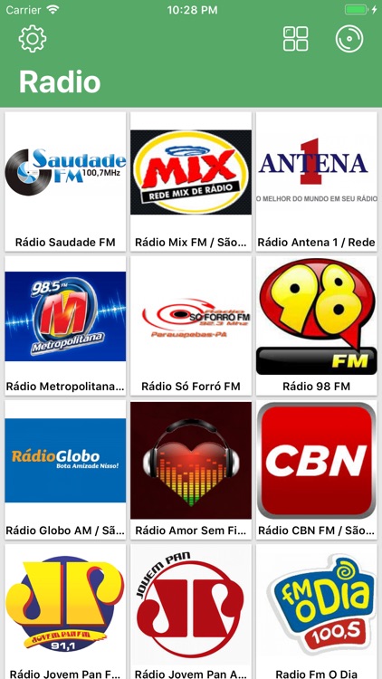 Radio Brazil, Musical Stations