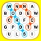 Find words hidden in a grid and connect them one by one