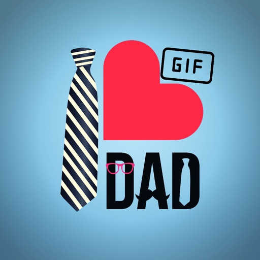 Animated Fathers Day Stickers icon