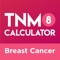 Licensed by AJCC, TNM8 Breast Cancer Calculator is an updated, complete, intuitive, and user-friendly tool for Breast Cancer Staging based on the TNM 8th Edition - AJCC Cancer Staging Manual - Updated Breast Chapter with:  Anatomic Stage, Clinical Prognostic Stage, and Pathological Prognostic Stage