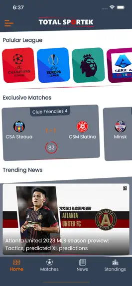 Game screenshot Live Football - Totalsportek apk