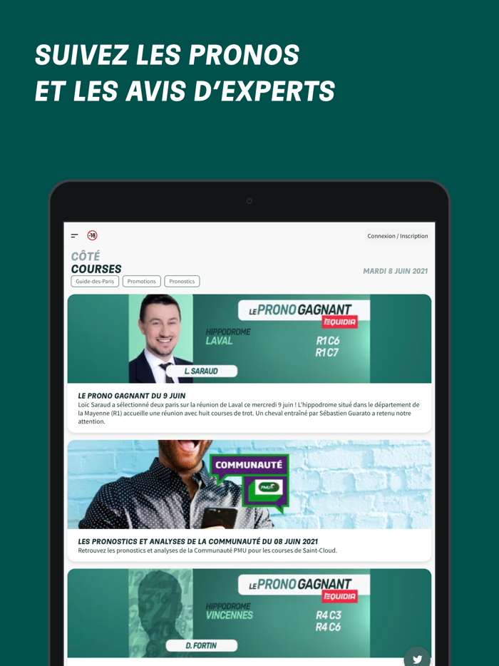 PMU.fr - Pari Hippique  Turf