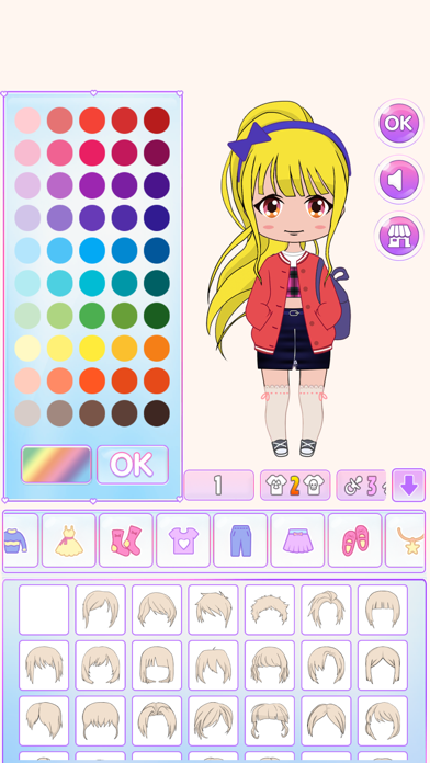 Chibi Maker: Dress Up Games screenshot 2