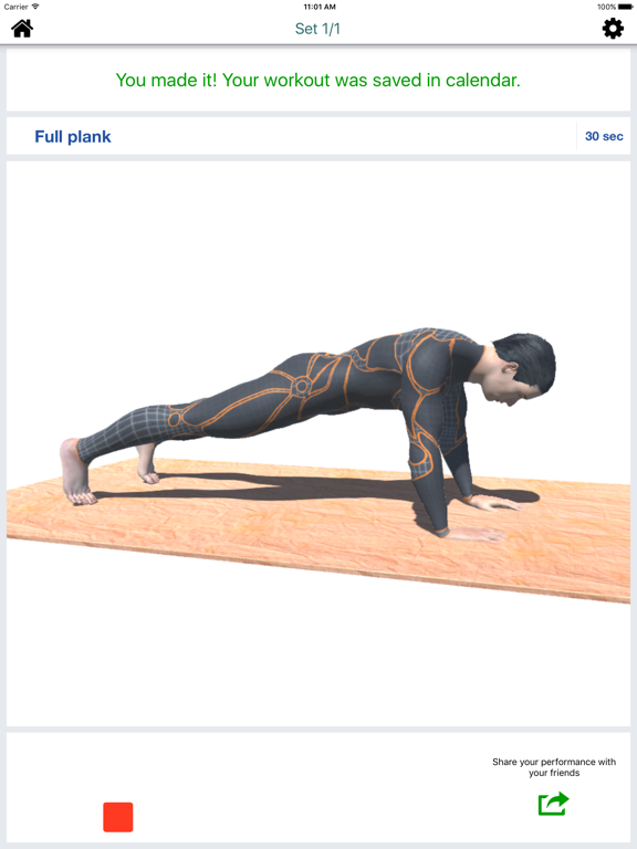 5 Min Super Plank Workout screenshot 3