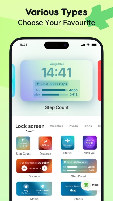 Widgetable: Lock Screen Widget Screenshot