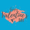 Stickers Happy Valentines Day