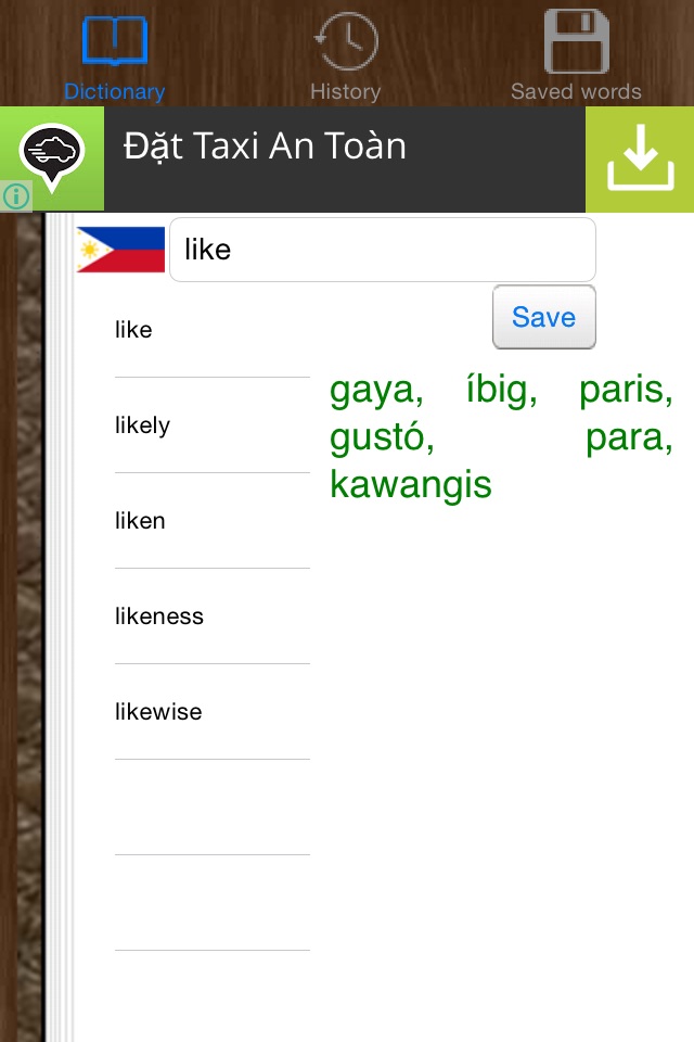 English Tagalog Dictionary screenshot 2