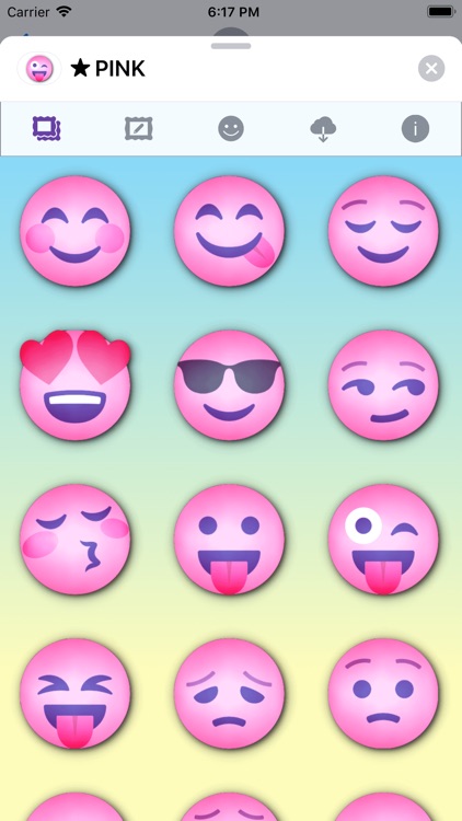 PINK Emoji • Stickers