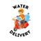 The company "Water Delivery" is a service for ordering fresh drinking water, gas, food and other goods