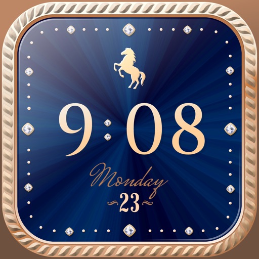 24k Clock Widget