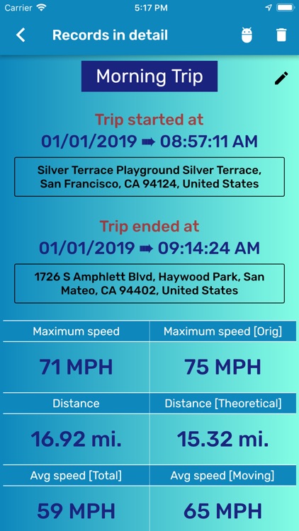 GPS Speedometer and Odometer screenshot-3