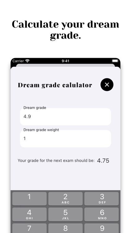 Gradely 2 - Grade Calculator screenshot-3