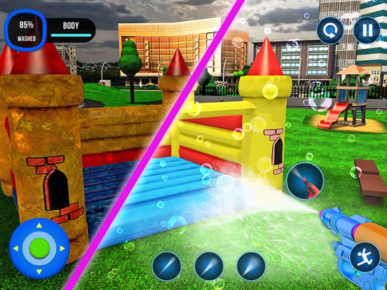 Power Wash Water Gun Games 3D screenshot 4