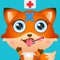 Animals veterinarian and animal sport game