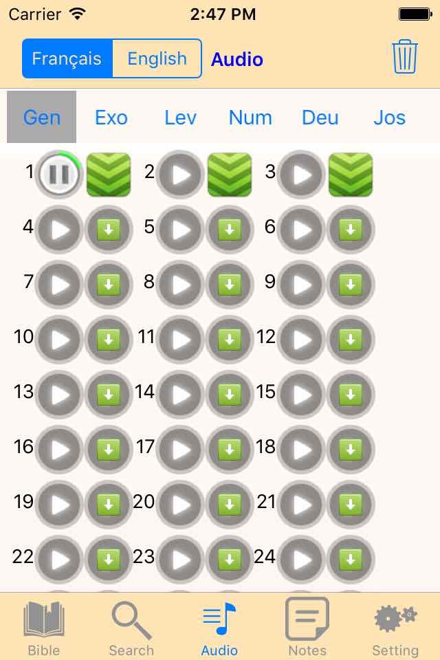 Sainte Bible Français Anglais screenshot 4