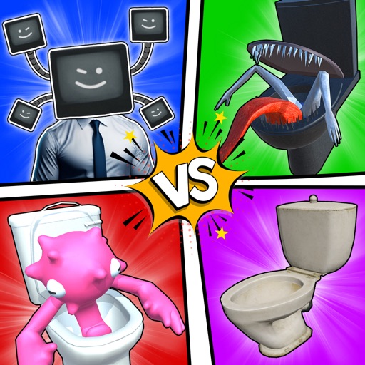 Toilet Rush Merge Battle Game Icon