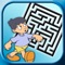 ﻿Paint with your finger around the maze and find the exit